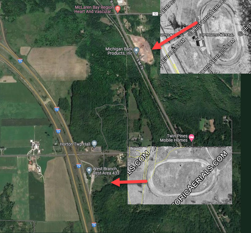West Branch Speedway (Rau and I-75) - Both West Branch Speedways
